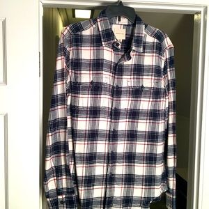 American Eagle Flannel Button Down Shirt - Medium